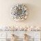 Set of 4 6ft/9ft Pre-Lit Snow Flocked White Pine Christmas Garland,with Warm White/Multi-color G15 Globe LED Lights and Timer, 8 Function
